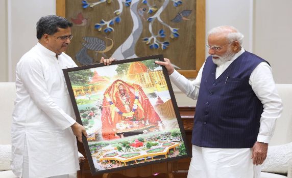 Tripura CM Dr. Manik Saha meets PM Narendra Modi in Delhi. 